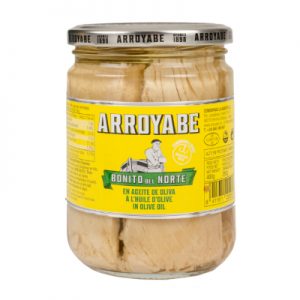 Bonito del Norte en aceite de oliva en tarro 400 grs.